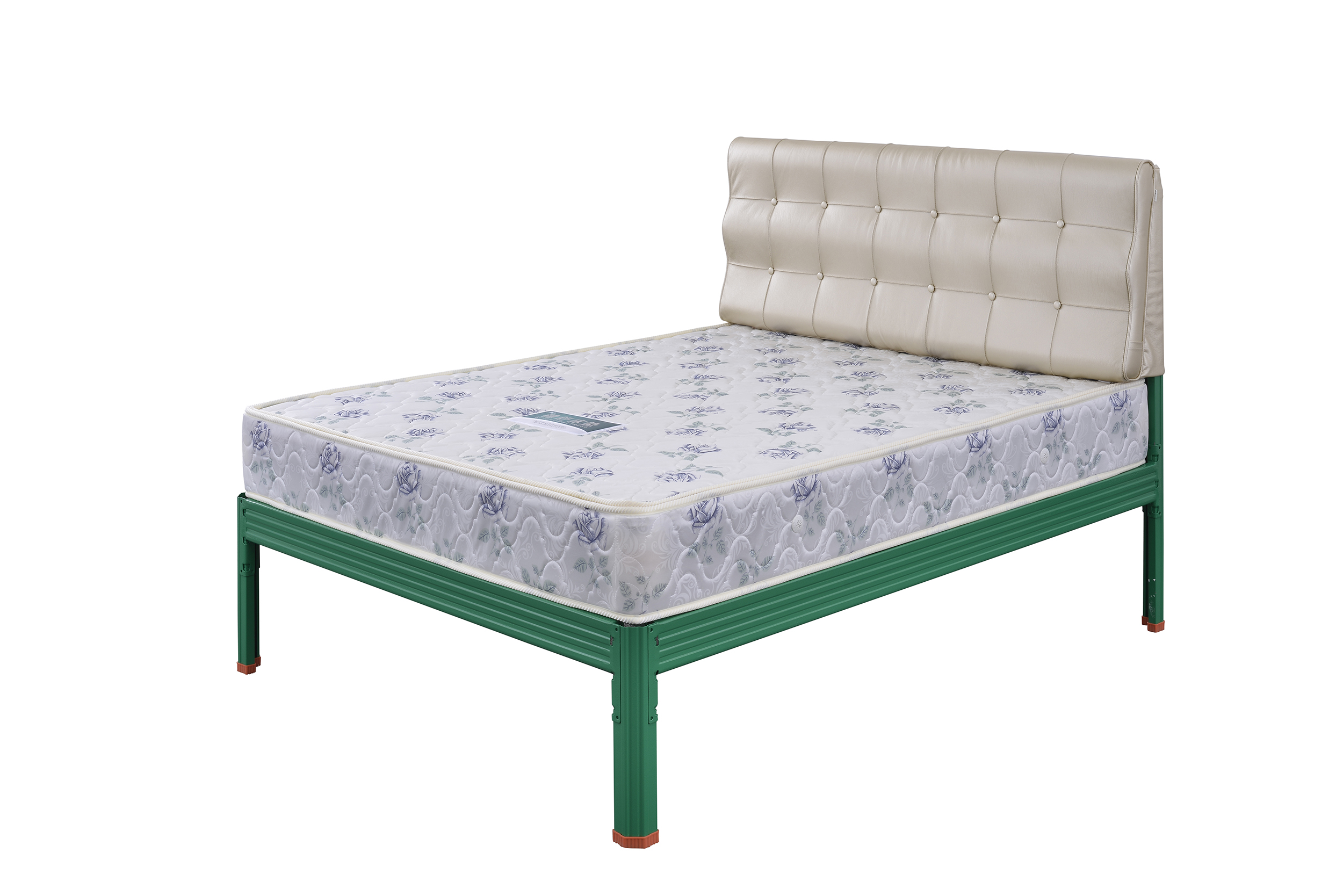 單層床，單人鐵架床帶床墊生產(chǎn)廠家