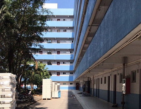 深圳廠區(qū)上下鋪鐵床到位！