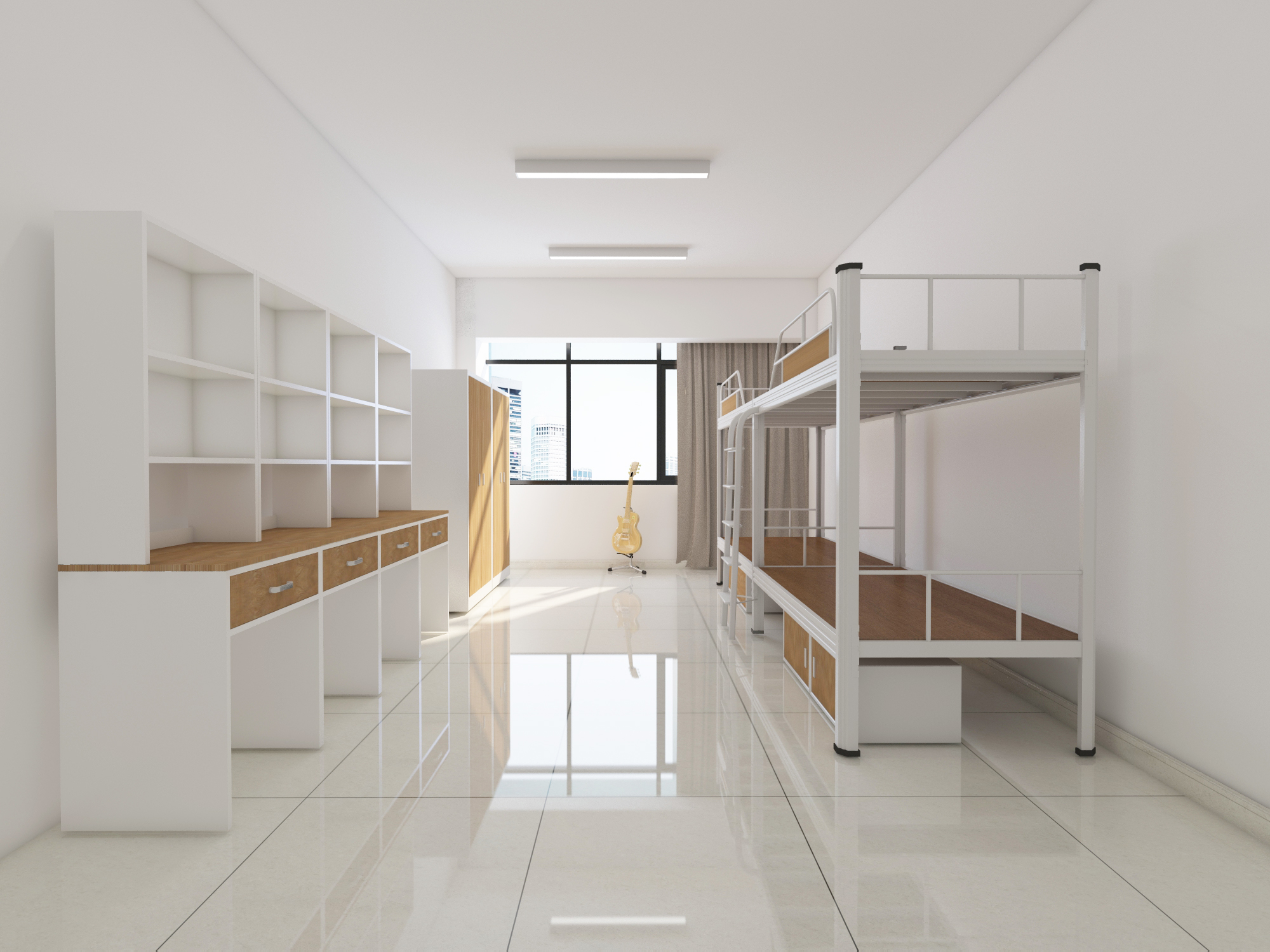 是什么讓雙層鐵床成為宿舍家具？