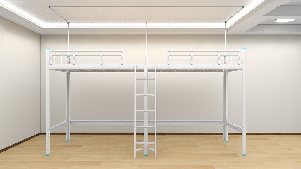 鐵架高低床長寬高是多少？